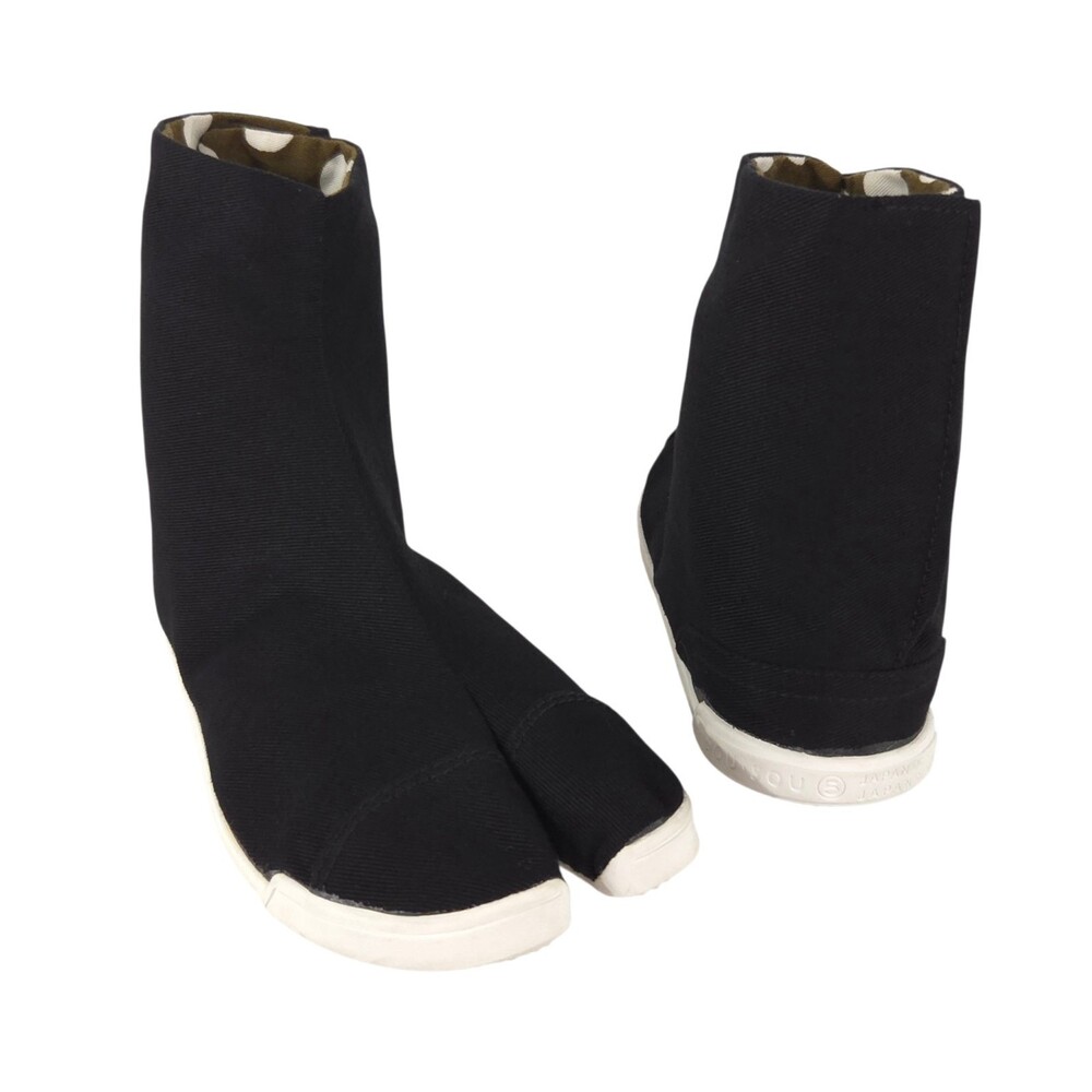 Sou-Sou Jika-Tabi Boots US 8 EU 38 Womens Black Canvas $120